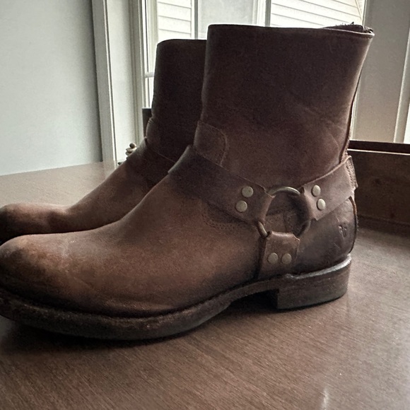 Men’s Frye John Addison Back Zip Boots, Size 11.5 - Picture 6 of 8